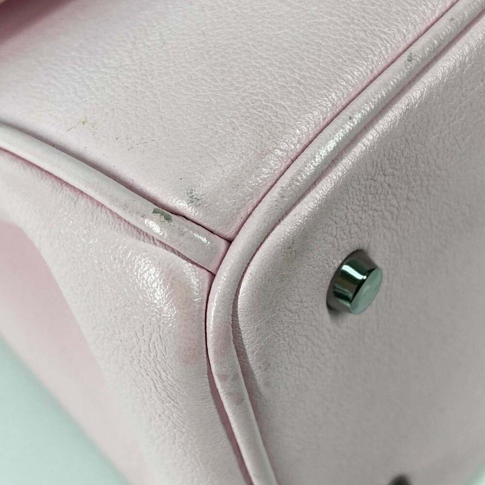 CHRISTIAN DIOR Pink Leather Shoulder Bag - Picture 5 of 16